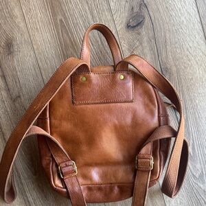 Madewell Tan Leather Backpack
